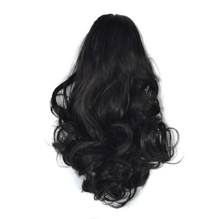TÓC GIẢ KẸP NGOẠM XOĂN LỬNG DÀI 35 CM