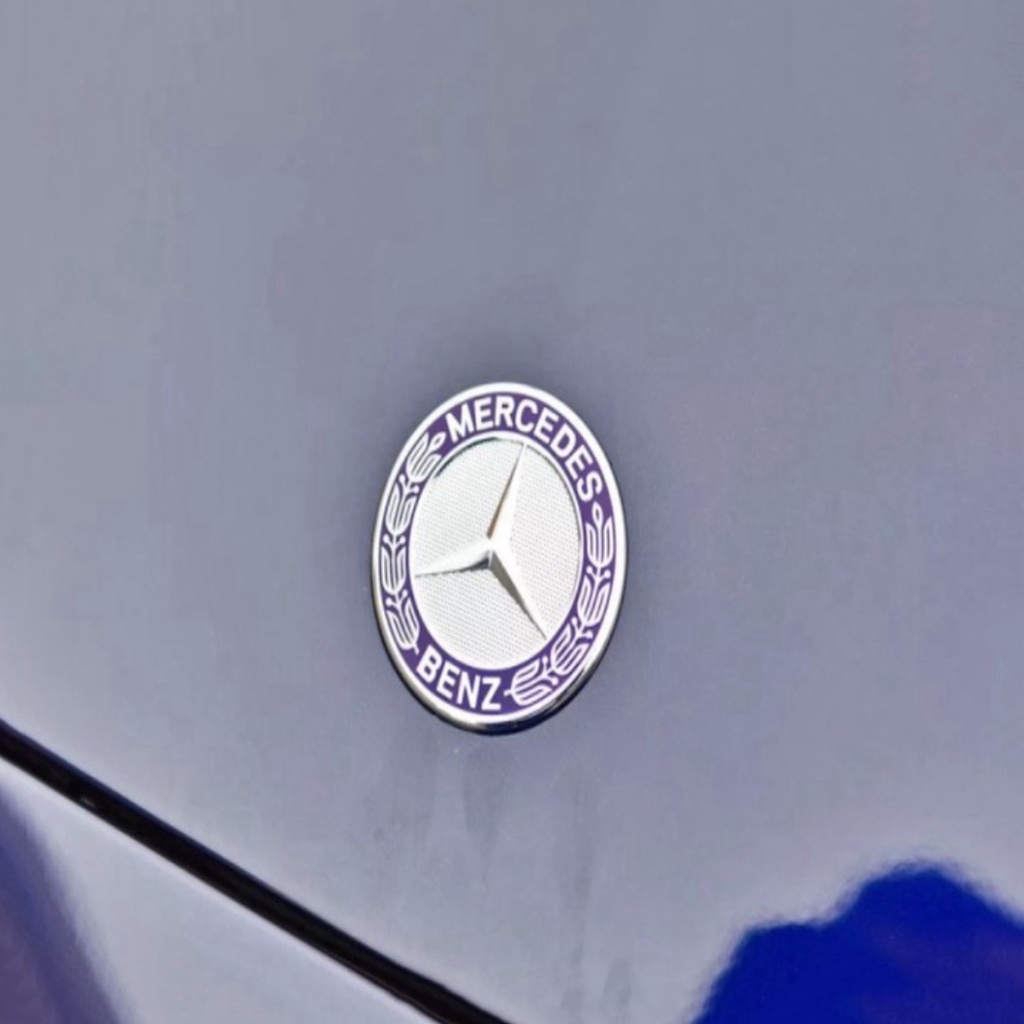 Logo Dán Trang Trí Đầu Xe Mui Xe Mercedes Benz