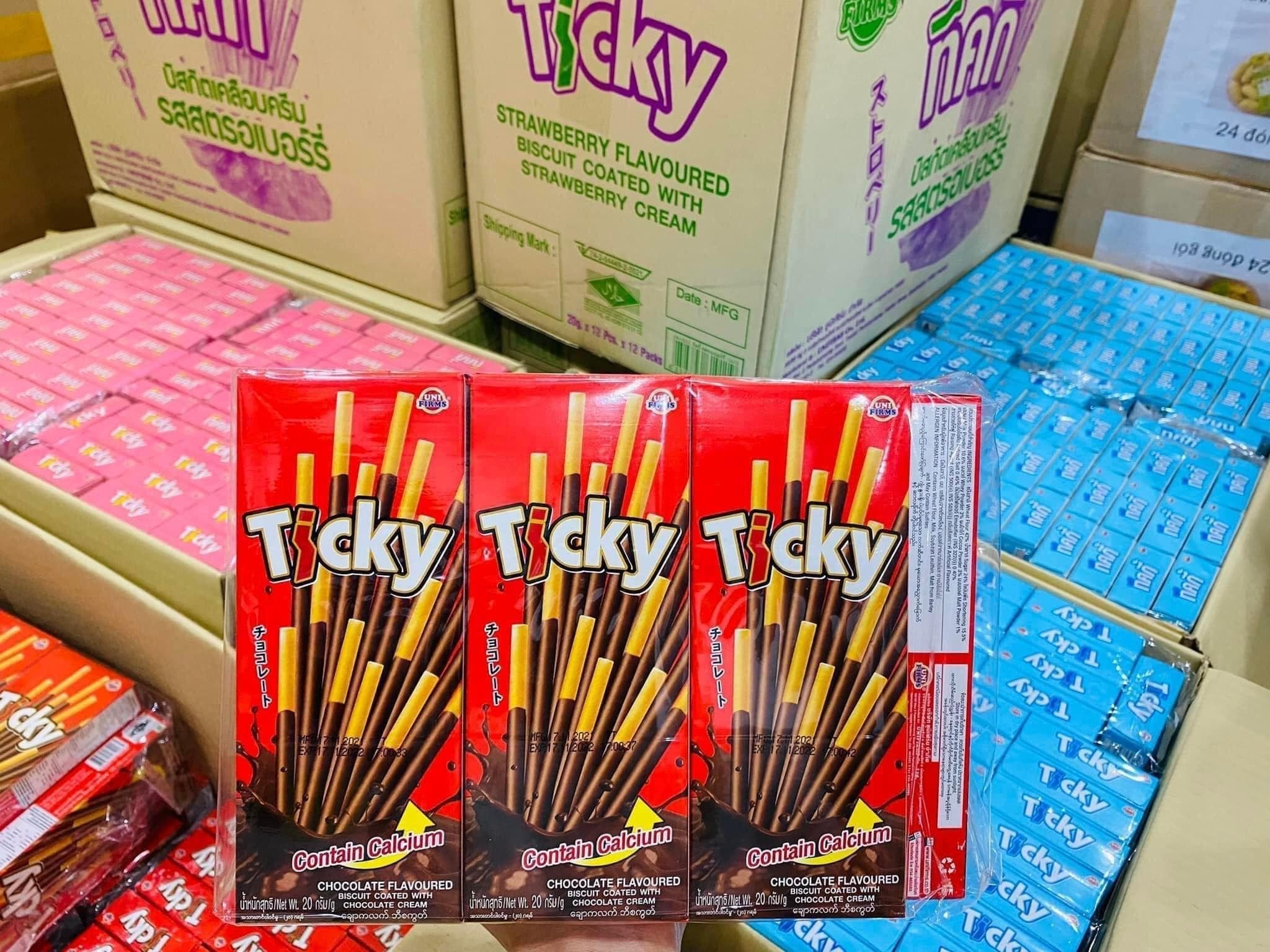 Bánh que ticky 72k/ lốc