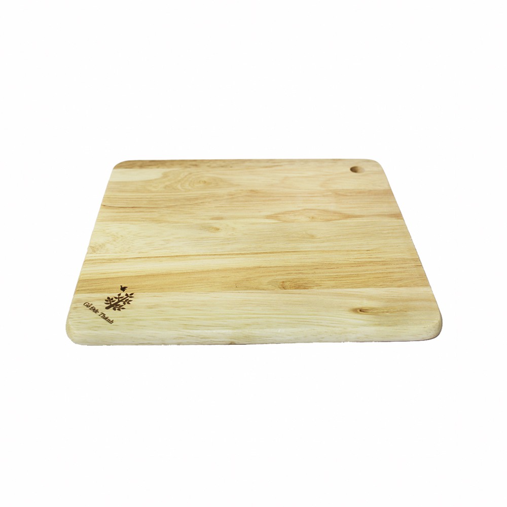 Thớt gỗ vuông mỏng, có lỗ treo Đức Thành 03901
