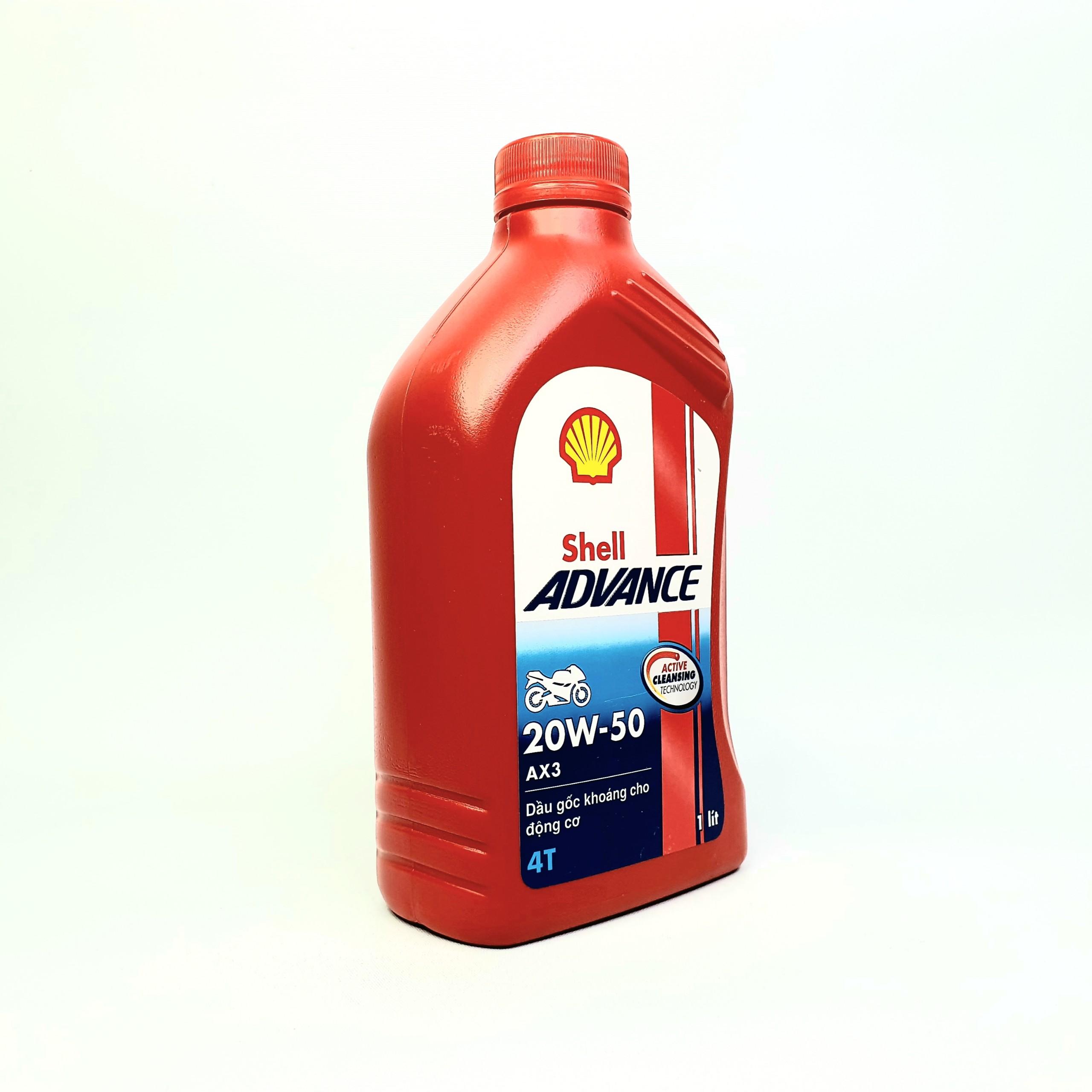[HCM][SHELL XE SỐ] Shell Advance AX3 20W50 1L