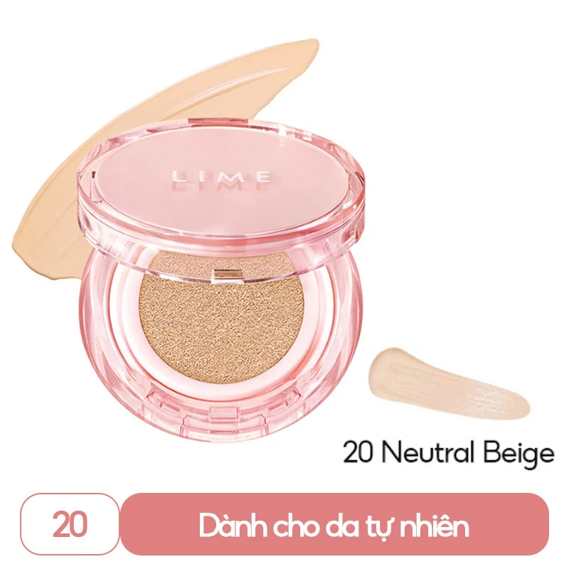 Phấn nước che phủ cao, lâu trôi lime skin fit long-wear cover cushion spf50+ pa++++ 15g