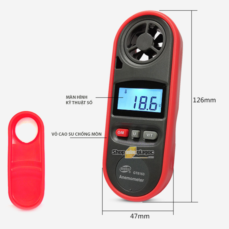 [HCM] Máy Đo Tốc Độ Gió Cầm Tay GT8163
