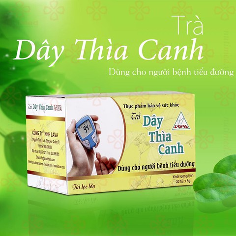 trà dây thìa canh lava túi lọc ( hộp 30 gói)