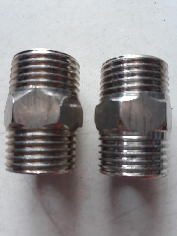 [HCM]Bộ 2 đầu nối 2 đầu ren ngoài inox phi 21