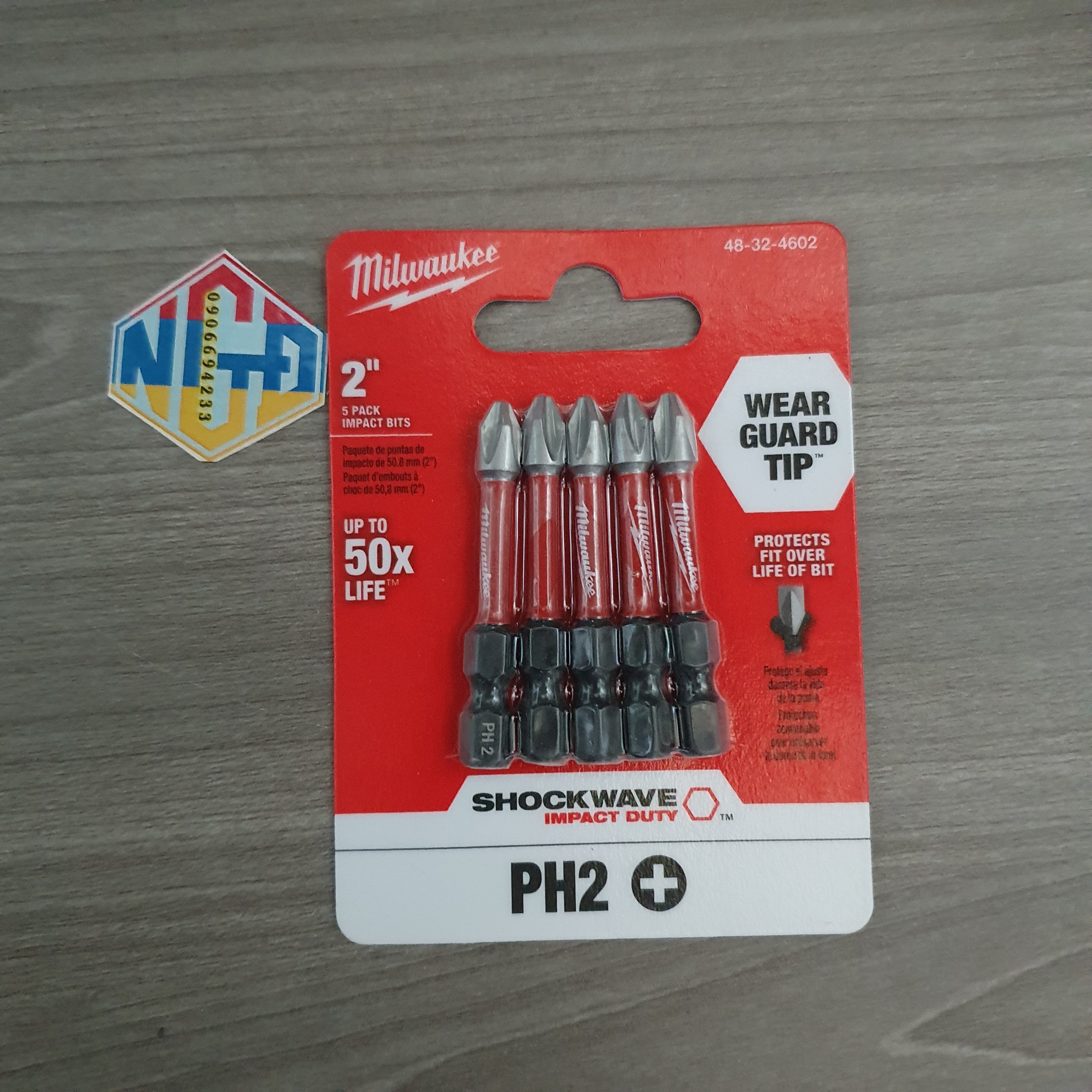 Mũi bắn vít milwaukee ph2 . 5.5cm