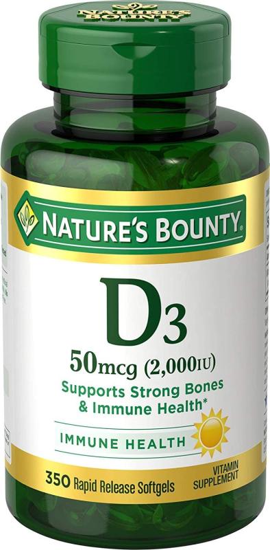 Viên Uống Bổ Sung Vitamin D3 2000IU - Ngừa Loãng Xương cao cấp