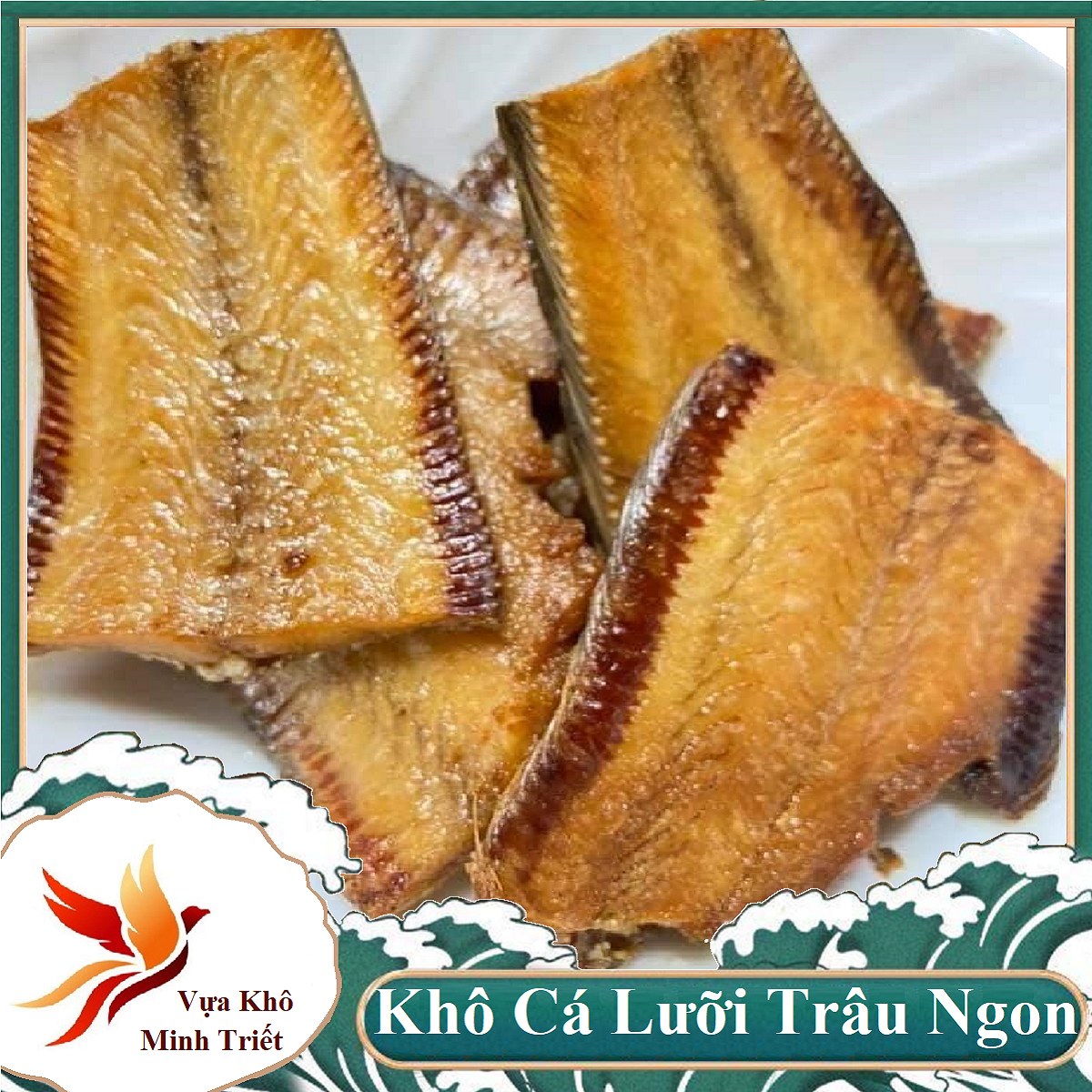 1kg KHÔ CÁ LƯỠI TRÂU LOẠI TRUNG - VỊ VỪA ĂN SIÊU TIẾT KIỆM- VỰA KHÔ MINH TRIẾT