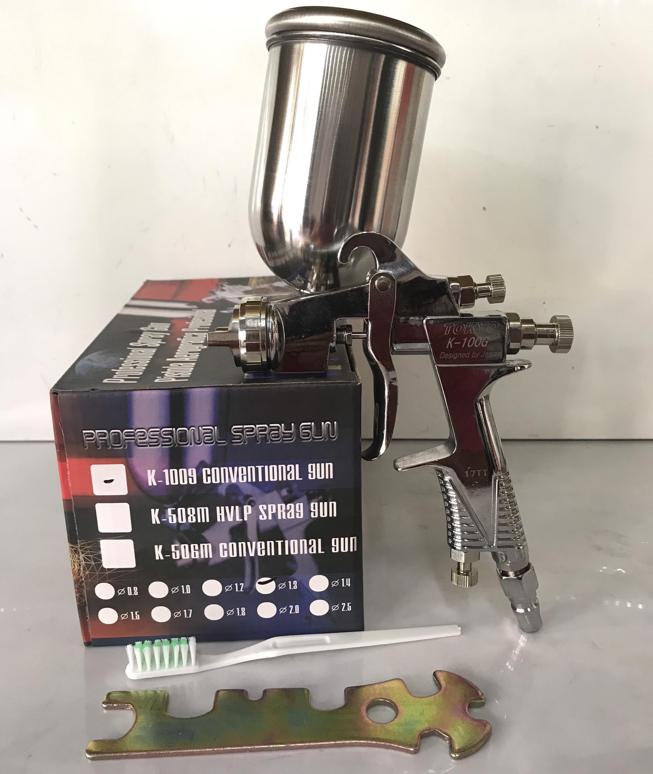 S,úng Phun Sơn Xe Phun PU Gỗ K100 TOKYO 1.3mm