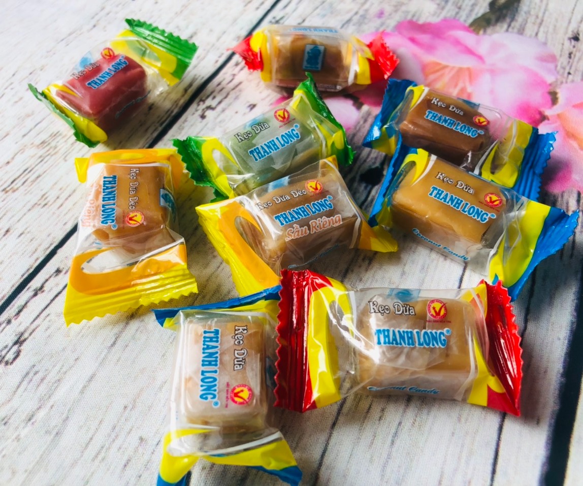 500g kẹo dừa Bến Tre mix đủ vị