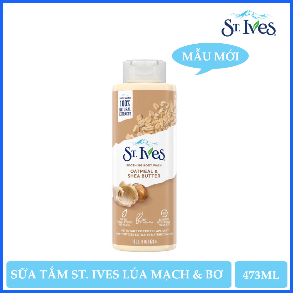 Sữa Tắm St.Ives Yến Mạch Và Bơ 473ml