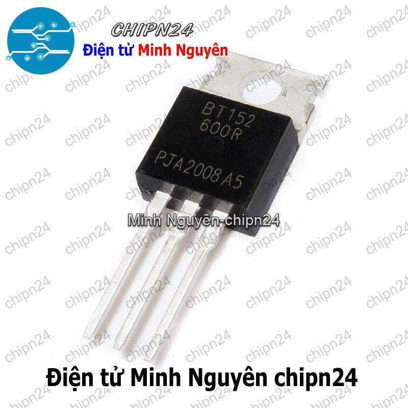 [2 con] (KT1) SCR BT152-600R TO-220 13A 600V (BT152-600 BT152) - HH006302