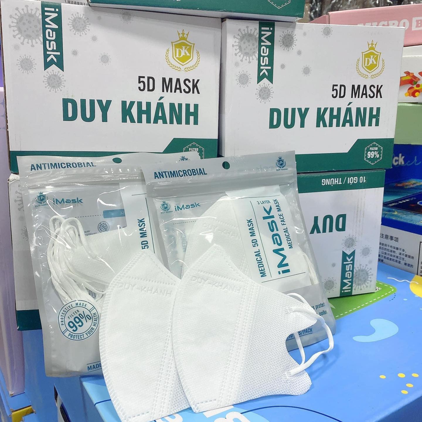 Thùng 100 Cái Khẩu Trang 5D Mask