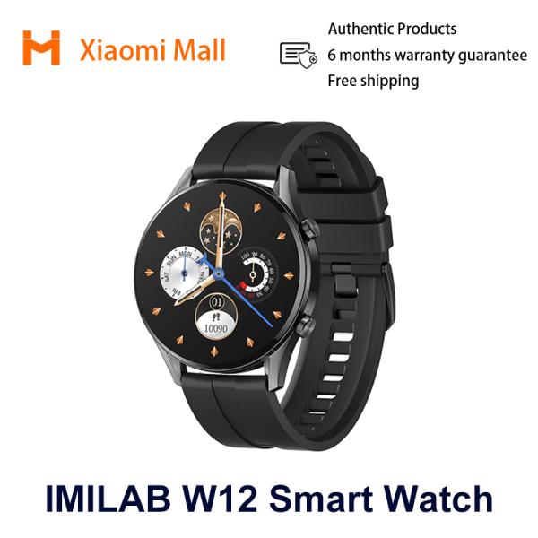 IMILAB W12 Smart Watch Men SmartWatch Bluetooth Smart Watches Pedometer Heart Rate Fitness Tracker IP68 Waterproof Sports Watch