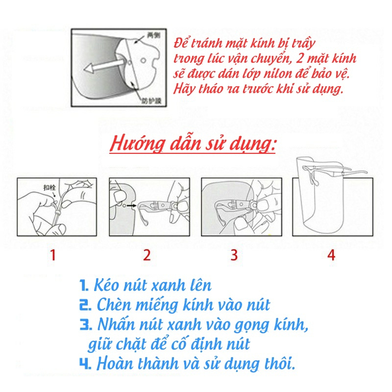 Anti-drop shot - Mask epidemic prevention - Protective goggles