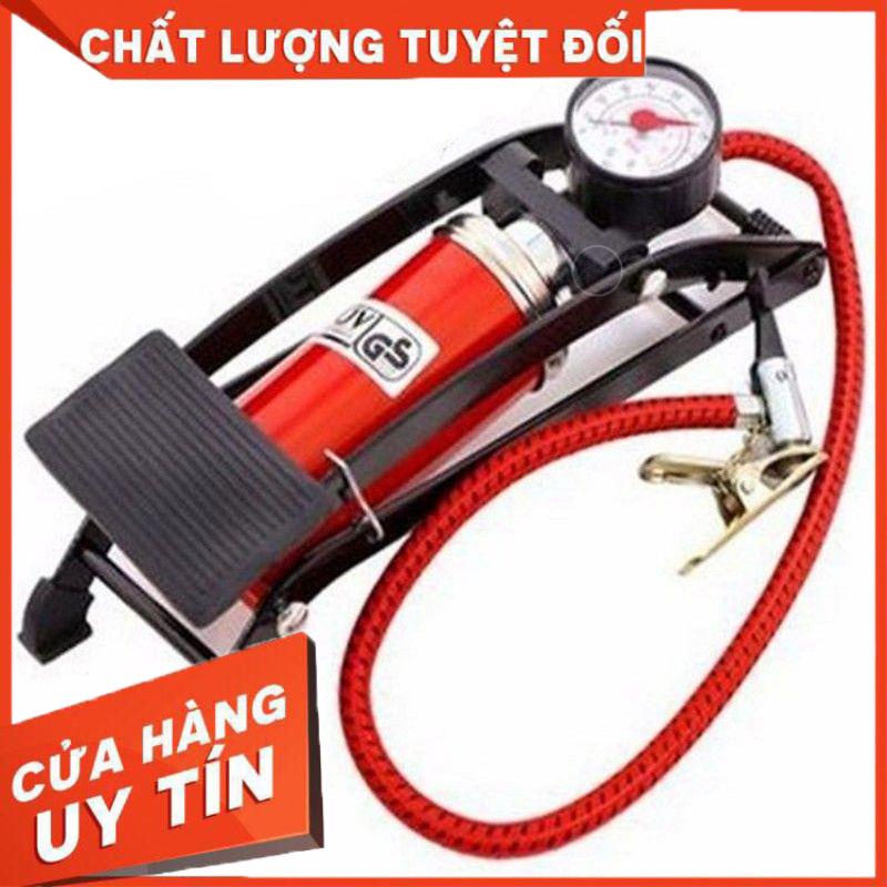 Bơm xe 1 ống đạp chân