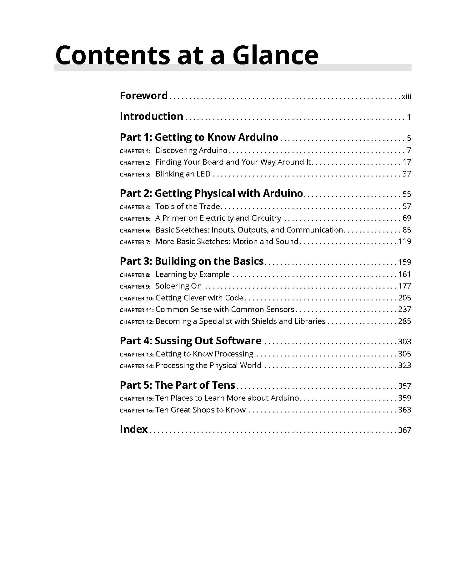 Arduino For Dummies