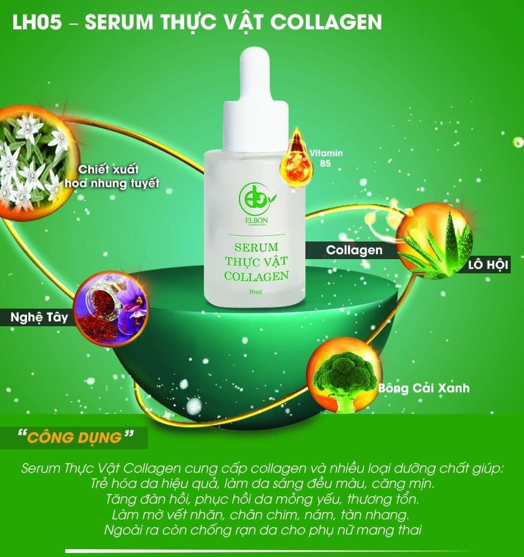 Serum thực vật collagen
