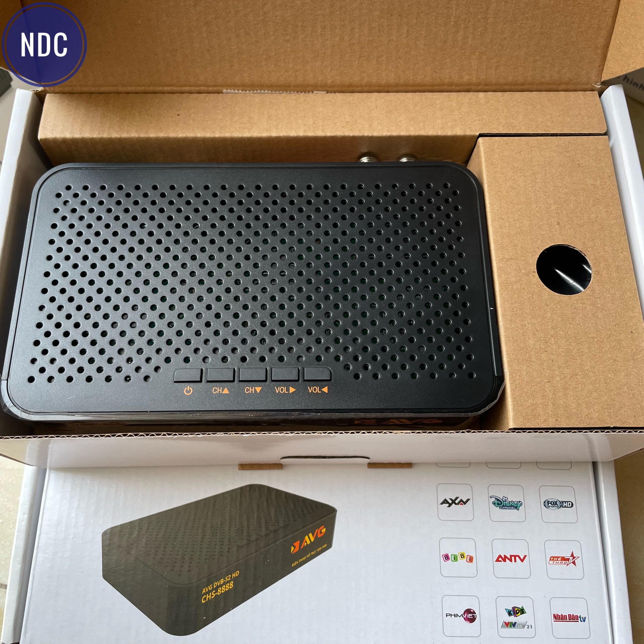Bộ Đầu MobiTV AVG DVB-S2 HD (Có 8T, 12T TB) Dùng Chảo