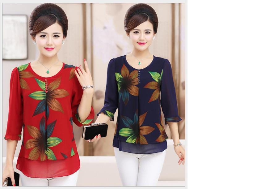ÁO KIỂU NỮ TRUNG NIÊN BMT 349