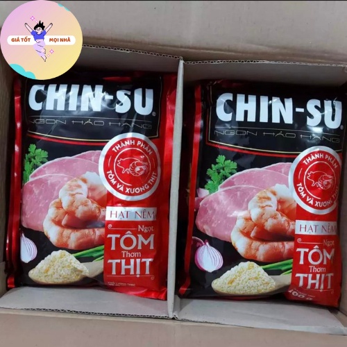 Hạt Nêm Chinsu Tôm Thịt 2kg siêu tiết kiệm(Date mới)