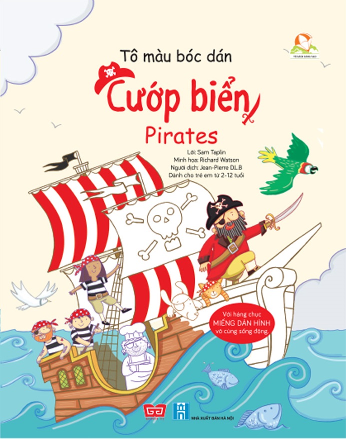 Fahasa - Tô Màu Bóc Dán - Cướp Biển - Pirates