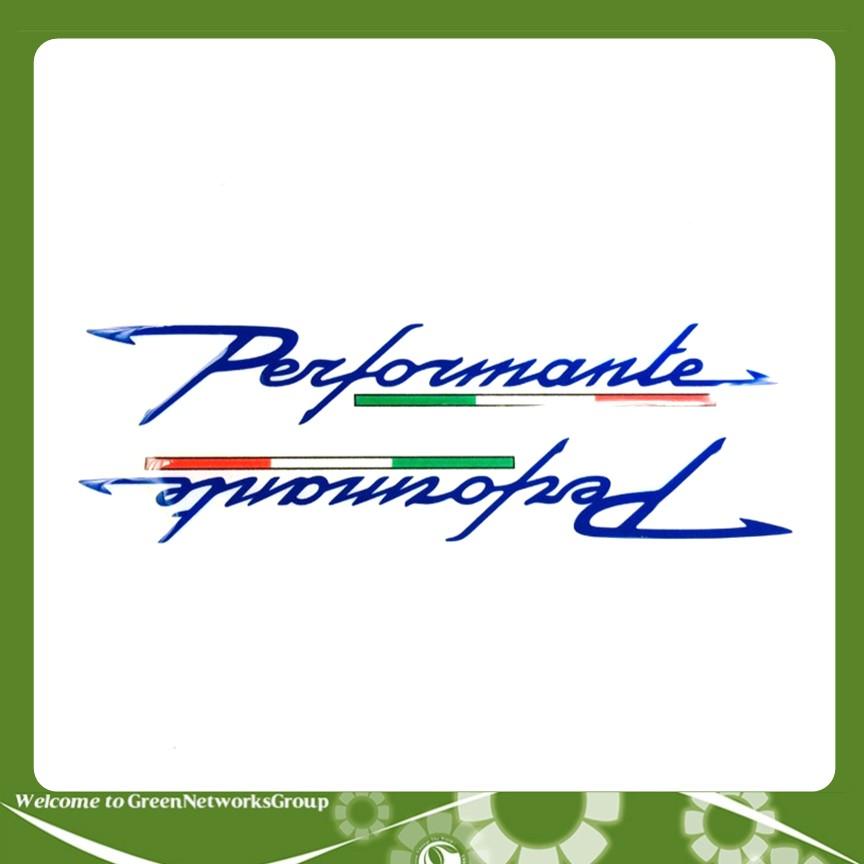Bộ tem decal xe Performante Greennetworks