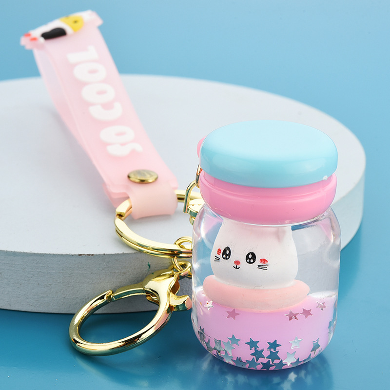 Móc khóa 3d họa tiết hoạt hình lọ mèo con may mắn - móc khóa xe - móc khóa nhà - móc khóa balo - túi xách - cặp đeo chéo - móc khóa đẹp và độc đáo - móc khóa hoạt hình - móc khóa mẫu mới