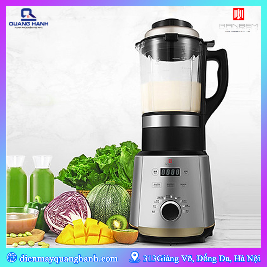 Máy làm sữa hạt Ranbem 732G (Bạc) - Hãng phân phối