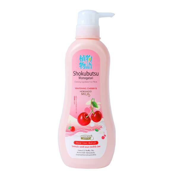 Sữa tắm Shokubutsu Whitening Cherry & Hokkaido Milk