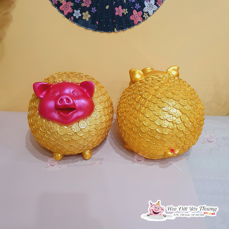 Lợn đồng xu phong thủy phiên bản mới
