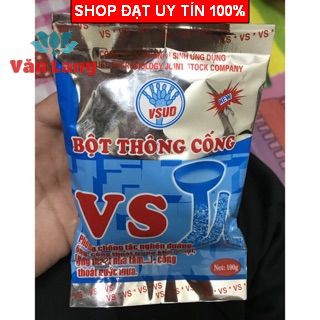 - Bột thông cống VS gói 100gr siêu hiệu quả