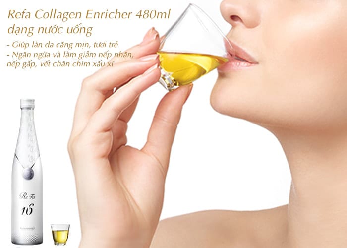 Nước Uống Refa Collagen Enrich 480ml Nhật Bản