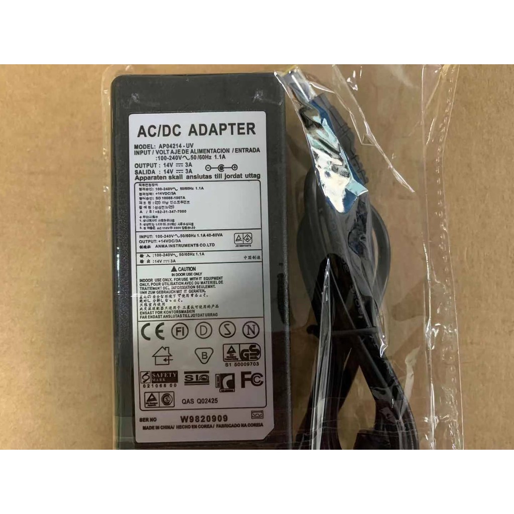 Sạc màn hình samsung 14v - 3a
