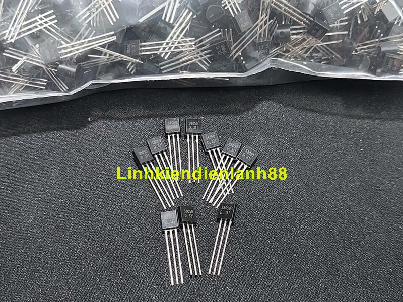 (10c) Transistor S8050 8050 0.5A 40V TO-92 NPN (Nghịch) Mới 100%