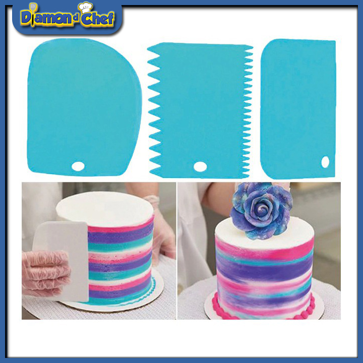 Bộ 3 Miếng Cắt Vét Nhựa Đa Năng