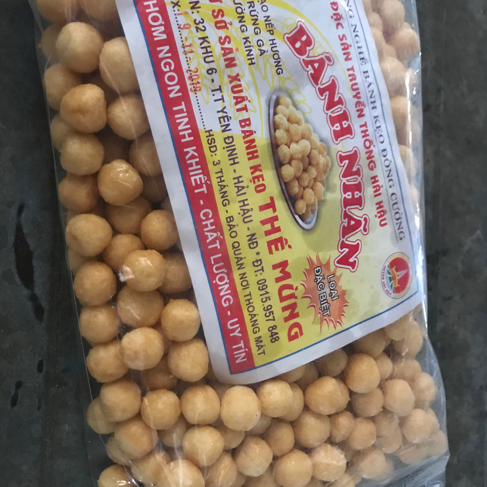 1 gói bánh nhãn 170gram Hải hậu