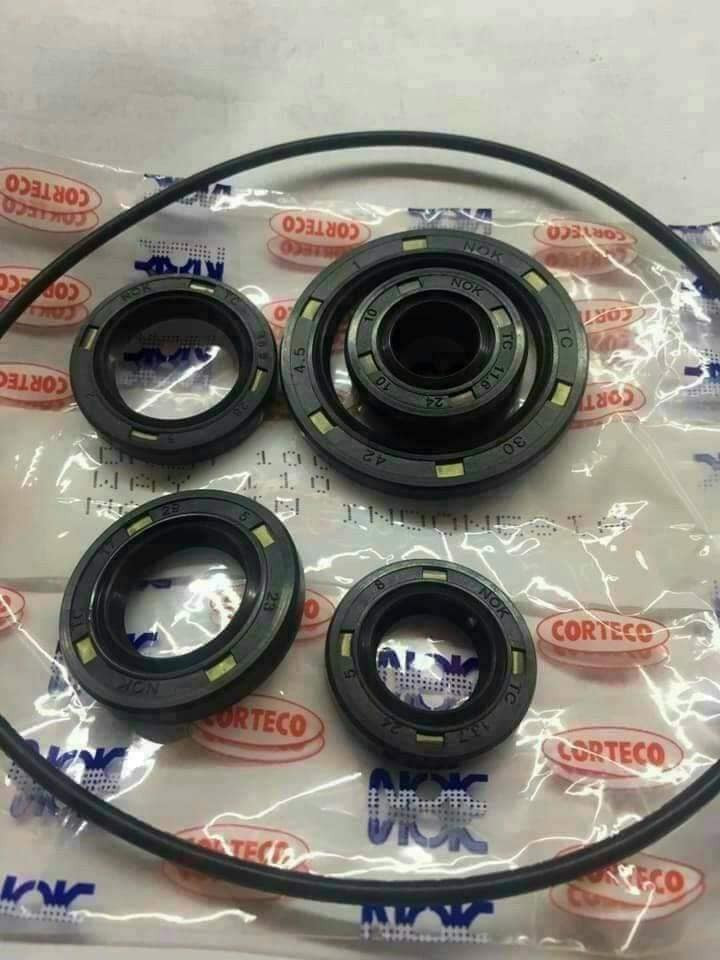 Phớt mâm điện xe máy Honda Dream/Wave, (phớt máy Dream/Wave Nok) (6 chi tiết)