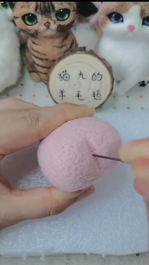 [MỚI] Len Chọc Handmade, Bộ Kit Len Chọc Thiên Thần Heo