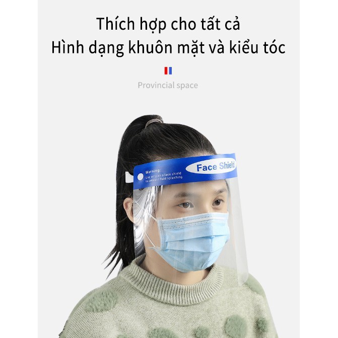 Tấm Che Mặt FACE SHIELD/Tấm Che Mặt Bảo Hộ Phòng Dịch [Ảnh thật] [Có sẵn]