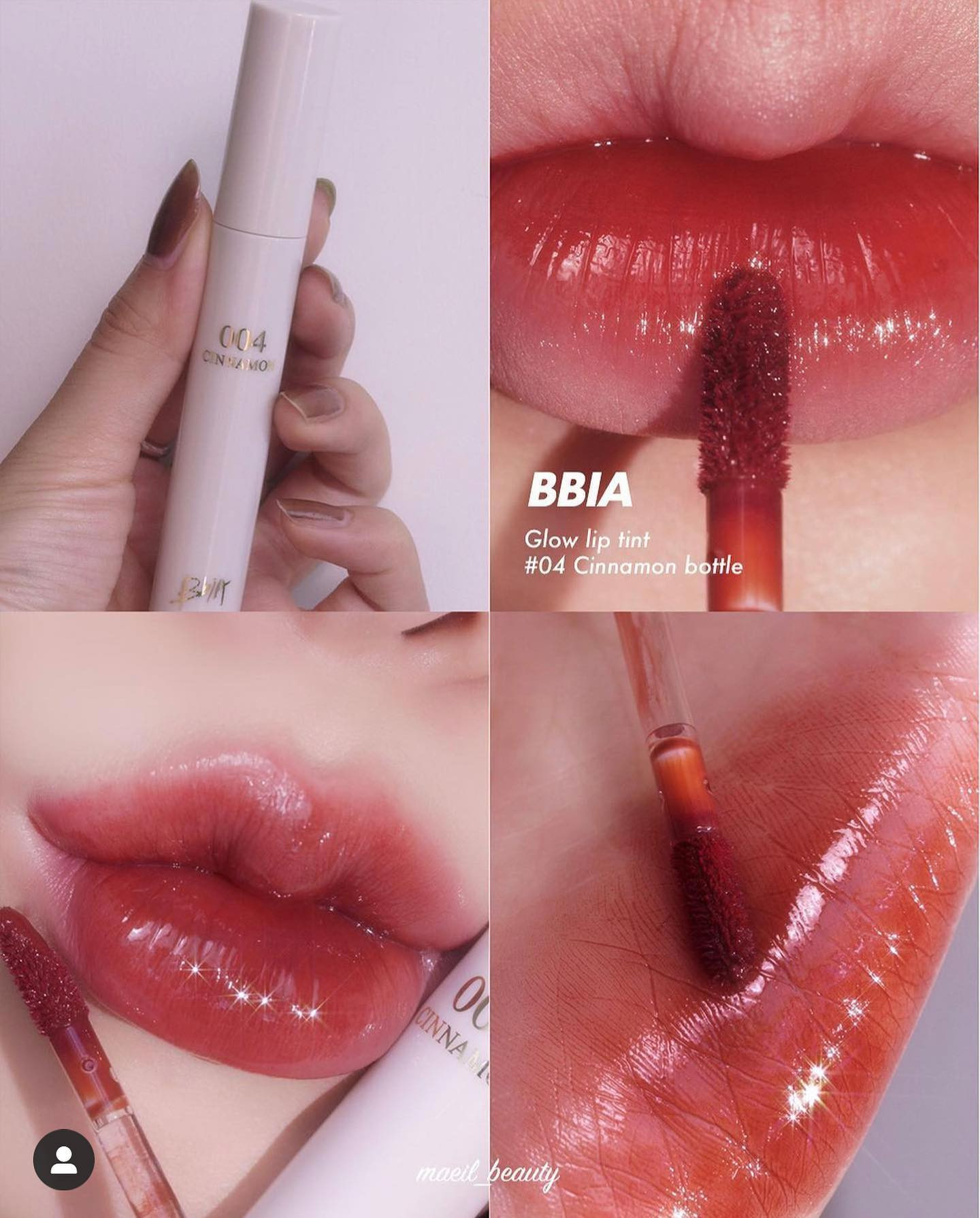 Son bóng BBIA Glow Lip Tint mềm mịn dưỡng ẩm căng mọng