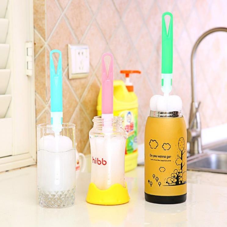 Que rửa cốc, bình sữa mút tiện dụng - Que rửa cốc bọt biển