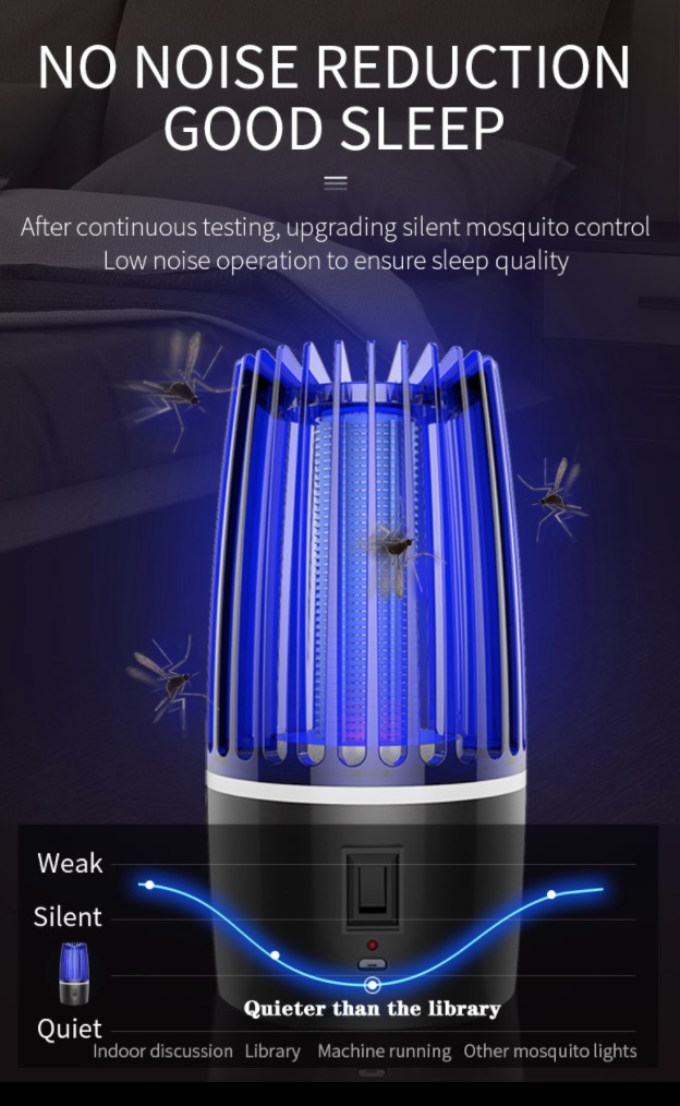 It smart - Máy Bắt Muỗi Và Diệt Côn Trùng 4000mAh DOUBLE MOSQUITO GERMANY