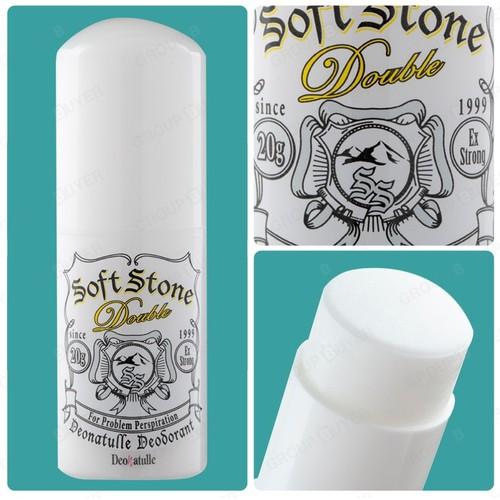 Sáp lăn khử mùi đá khoáng Soft Stone Nhật Bản 20g