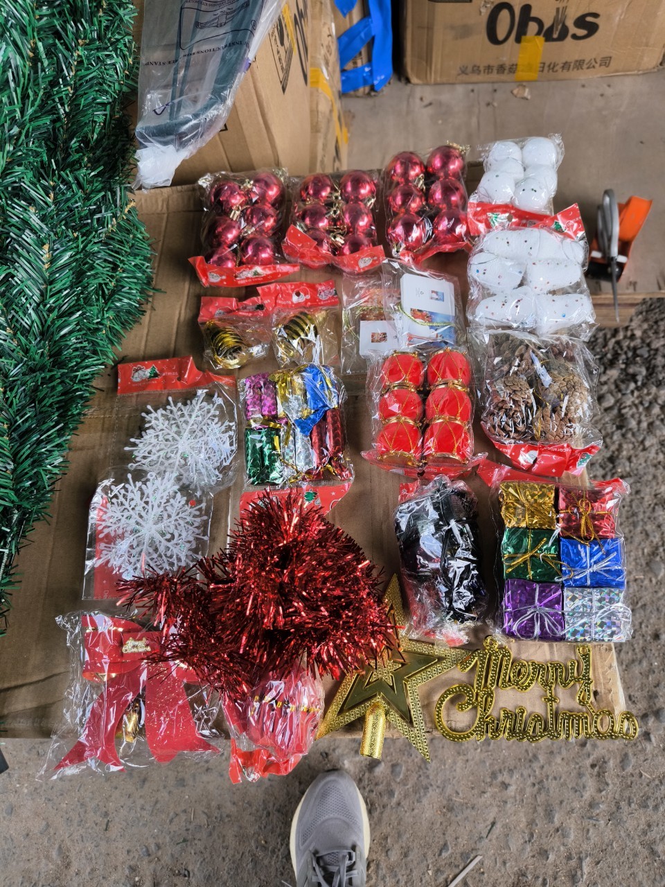 Cây thông noel kèm phụ kiện (60cm đến 2m1)