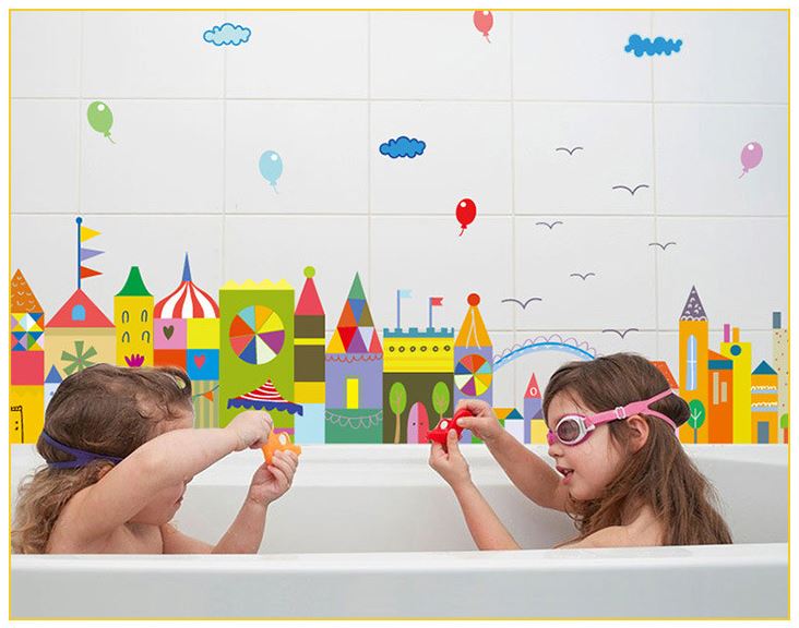 Decal dán chân tường trang trí phòng trẻ em bé