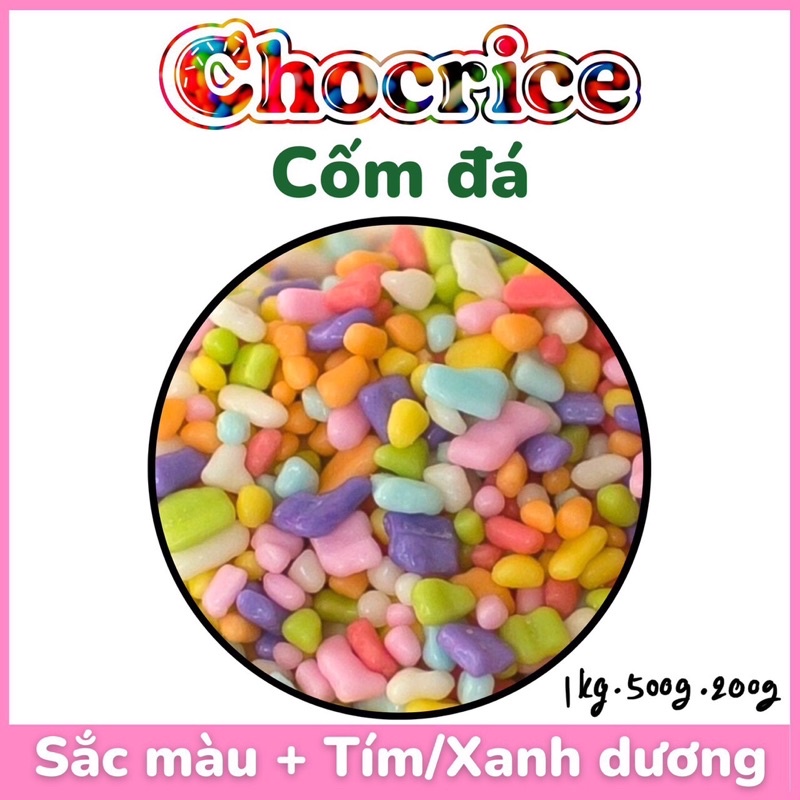 CỐM NHIỀU MÀU TRANG TRÍ BÁNH ( triết 100gr-250gr)