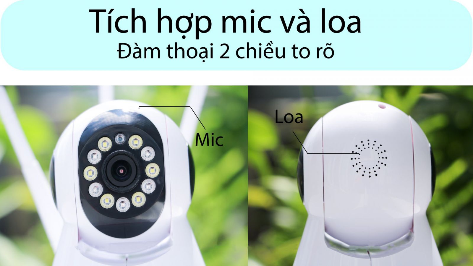 Camera Yoosee 3 Râu 5.0Mpx Góc Rộng Siêu Nét Full Hd