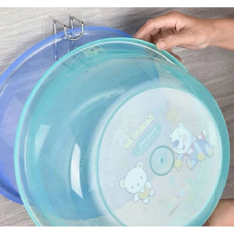 Móc Treo Thau Chậu Rồ Inox Dán Tường Đa Năng