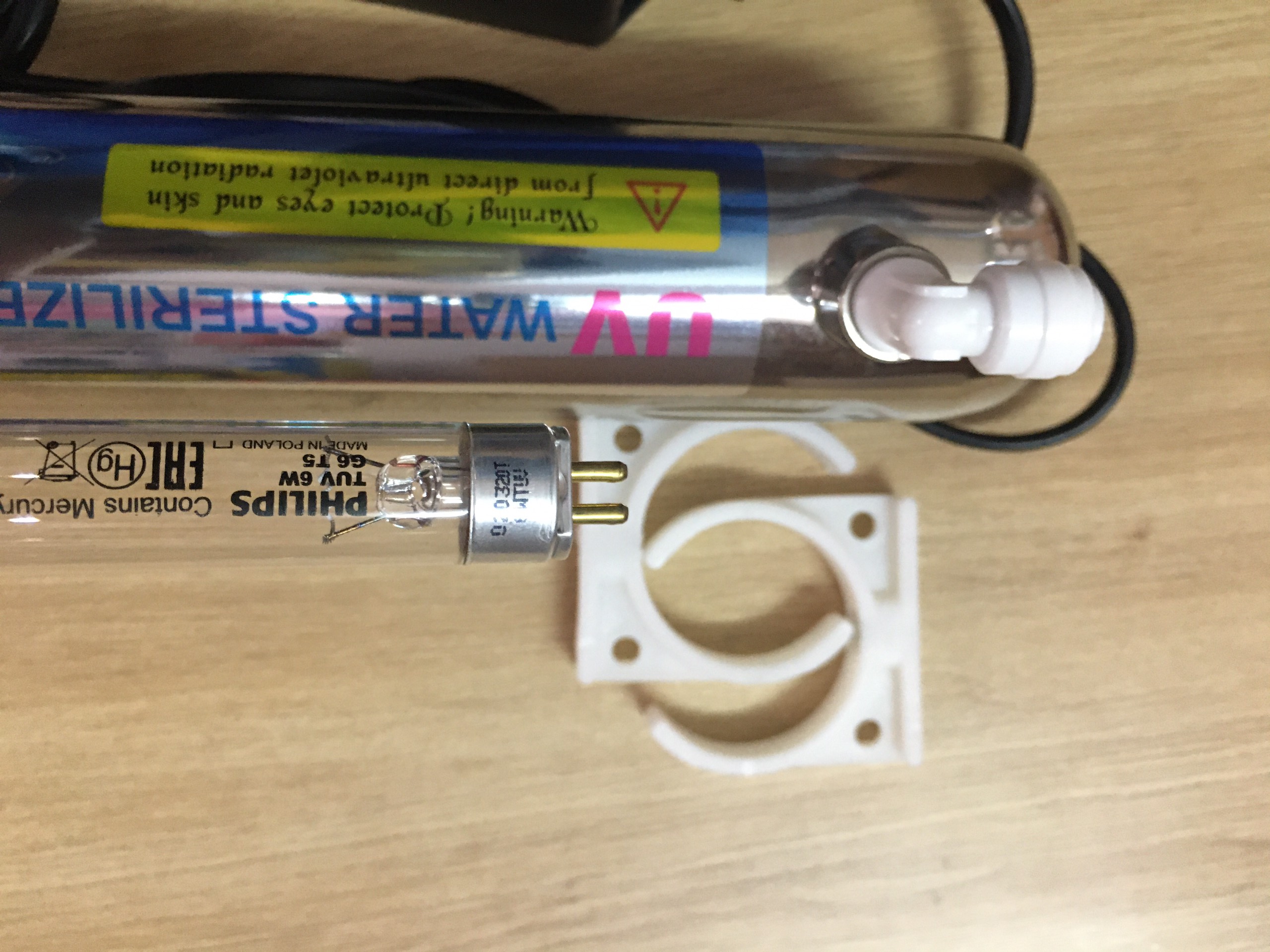 [HCM]Bộ Đèn UV Cực Tím diệt khuẩn nước Philips UVC 6W
